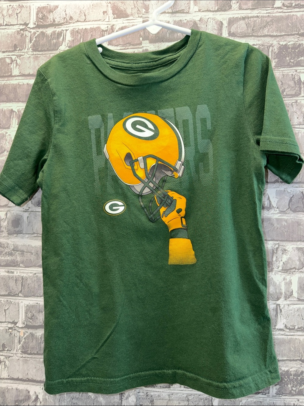 Greenbay Kids Football Helmet Graphic Tee